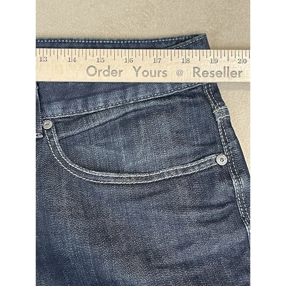 Fidelity Jeans Mens‎ 38 Blue 5011 Sabbath Rinse Straight Leg Mid Rise Denim